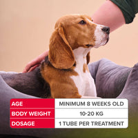 Beaphar - FIPROtec Spot On COMBO - Medium (10-20kg) Dog - 3 Pip
