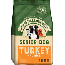 James Welbeloved - Senior Dog Turkey & Rice - 7.5kg