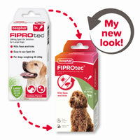 Beaphar - Fiprotec Spot On Solution - Large Dogs (20-40kg) - 1 Treatment
