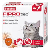 Beaphar - Fiprotec Spot-On Cat - 4 Pipettes