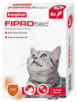 Beaphar - FIPROtec Spot On Cat - 6 pipettes