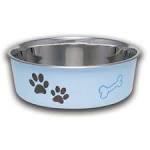 Love Pet - Bella Pet Bowl, Murano Blue - Medium