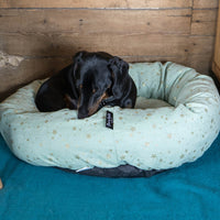 Pet Brands - Starry Nights Donut Bed - Mint