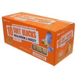 Suet to go - Value Blocks - Mealworm & Insect - 10 pack