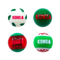 KONG - Xmas Occasions Balls - 4 pack - Medium