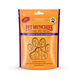 Pet Munchies - Chicken & Blueberry - 80g