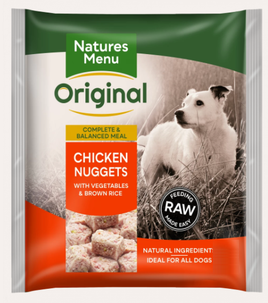 Natures Menu - Dog Frozen Nugget - Chicken & Veg - 1kg