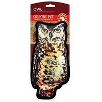 Country Pet - Squeaky Owl Dog Toy - Small