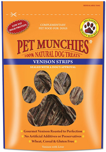 Pet Munchies - Venison Strips - 75g