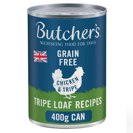 Butcher's - Grain Free Dog Food - Chicken & Tripe - 400g Tin