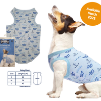 Animate - Pet Cooling Bandana - Fish - Med -  58 x 22cm