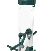 Wild Beaks - Clear Plastic Seed Feeder - Large