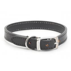 Ancol - Classic Leather Collar - Black - 14" (Size 2)