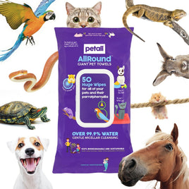 Petall - All round Giant Pet Towels - 50 Wipes