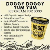 Doggy Doggy Yum Yum - Organic, Vegan Iced Treat for Dogs - Peanut Butter & Banana - 120ml -