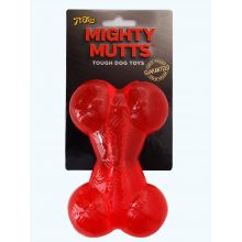 PetLove - Mighty Mutts - Tough Dog Toys  - Rubber Bone Medium