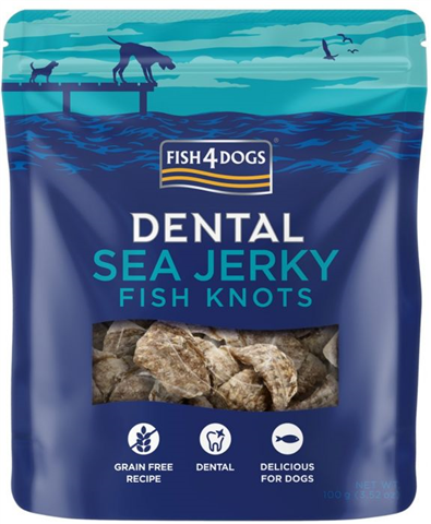 Fish4dogs - Sea Jerky Fish Knots - 100g
