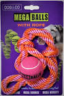 Dog & Co - Mega Ball With Rope - 1.8"