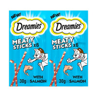 Dreamies - Meaty Sticks Fish (Salmon) - 6pk