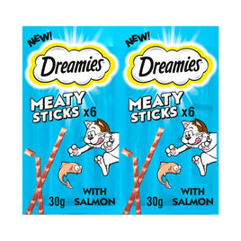 Dreamies - Meaty Sticks Fish (Salmon) - 6pk