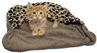 Snuggle Pet Products - 3 in 1 Pocket Bed - Leopard - 68 x 48cm