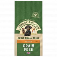 James Wellbeloved - Small Breed Adult Dog Food - Turkey Grain Free - 1.5kg