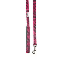 Doodlebone - Originals Pattern Lead - Bright Leopard (Pink) - 15mm
