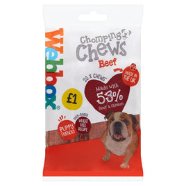 Webbox - Chomping Chews - Beef - 200g