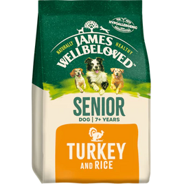 James Wellbeloved - Senior Dog Food - Turkey & Rice - 2kg