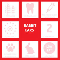 Rabbit Ear (with Fur) - Dog Chew - Per Chew