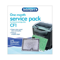 Interpet - Internal Cartridge Filter Service Kit - Cf1 - One Month