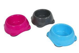 Animal Instincts - Plastic Dog Bowl - Grey/Pink/Blue - 700ml