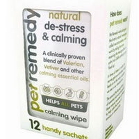 Pet Remedy - Natural Calming Wipes Sachet -12 Wipes