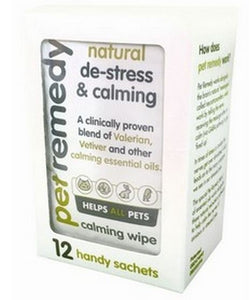 Pet Remedy - Natural Calming Wipes Sachet -12 Wipes