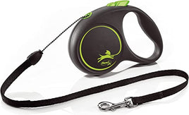 Flexi - Design Retractable Cord 5m - Small - Black/Green