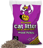 CJ's - Premium Wood Based Cat Litter - 30 Ltr