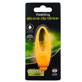 Animal Instincts - Flashing Safety Clip Silicone Blinker - Orange