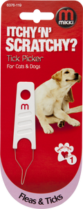 Mikki - Itchy 'n' Scratchy - Tick Picker for Cats & Dogs