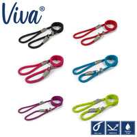 Ancol - Viva Nylon Reflective Rope Slip Lead - Purple - 120cm x 12mm (max 50kg)