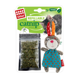 GiGwi - Refillable Rabbit Ziplock Cat Toy