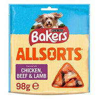 Bakers - Allsorts (Chicken & Beef) Dog Treats - 98g