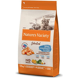 Natures Variety - Selected Dry Cat - Norwegian Salmon - 1.25kg