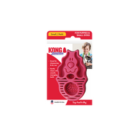 Kong - Zoom Groom Dog - Raspberry - Large