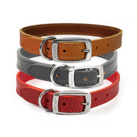 Ancol - Leather Collar - Tan - 20"