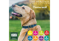 Ancol - Timberwolf Leather Collar - Sable - Size 3 (28-36cm)
