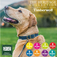 Ancol - Timberwolf Leather Collar - Sable - Size 1 (20-26cm)