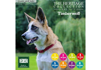 Ancol - Timberwolf Leather Collar - Sable - Size 3 (28-36cm)
