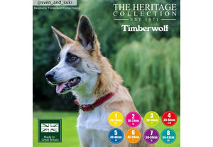 Ancol - Timberwolf Leather Collar - Pink - Size 1 (20-26cm)
