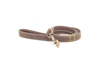 Ancol - Timberwolf Leather Lead - Sable - 100x1.9cm
