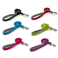 Ancol - Padded Nylon Lead - Black - 1.2 x 100cm (20kg)